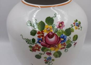 Porcelanowy ręcznie malowany wazon sygn. -niemiecki