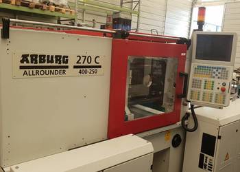 Wtryskarka  Arburg 270C-400-250 z robotem Multilift i taśmociągiem(3)