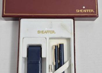 Elegancki Zestaw Sheaffer: Pióro Wieczne + Długopis | Etui | Vintage