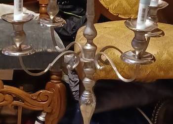 ŚWIECZNIK 79 WYSOKI CIĘZKI VINTAGE 30 LETNI SPRAWNY W POZNANIU KUPNO