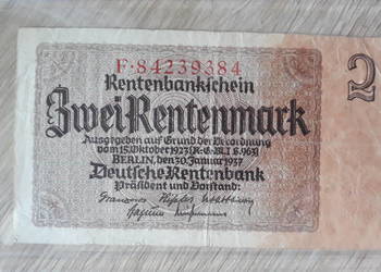 2 Marki Niemcy 1937 r seria A,B,C,D,E,F,G,J