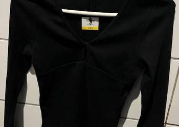 czarna bluzka xxs 32 sinsay