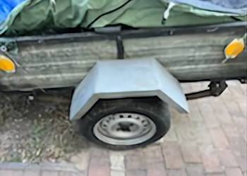 Przyczepka samochodowa zarejestrowana