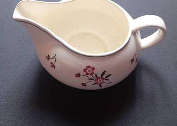 Fajansowy mlecznik Steingutfabrik Soernewitz - Meissen, sygn. z lat 1946-58