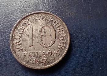 Stare monety 10 fenigów 1917 Polska
