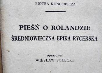 Pieśń o Rolandzie Greg lektury szkolne opracowanie