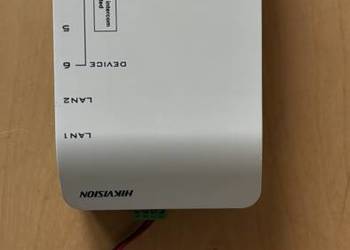 Switch do Wideodomofonów IP Hikvision DS-KAD606-P + Oryginalny Zasilacz