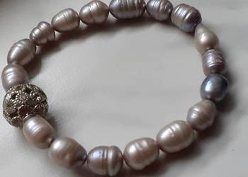 Bransoletka z pereł hodowlanych Bransoletka z pereł hodowlanych