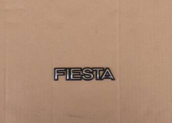 Ford Fiesta napis - znaczek - logo emblemat monogram  litery