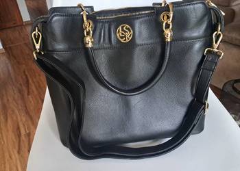 nowa czarna skórzana torebka Lasocki BRT-595 brak metki