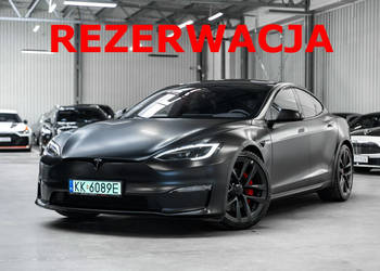 Tesla Model S Plaid 1020 KM. Tylko 17 000 km. Gwarancja. Bezwypadkowa. 1 w…