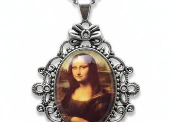 GIOCONDA MONALIZA WISIOR NASZYJNIK VINTAGE W STYLU ART DECO
