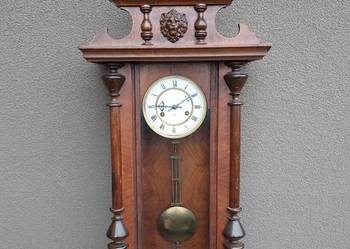 Stary zegar ścienny Junghans eklektyczny sprawny film gongu F004