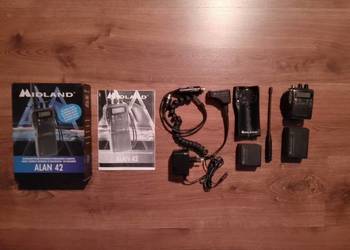 Megazestaw CB: MIDLAND ALAN 42 (1997) + 2 Anteny ML-145 (SIRIO i PRESIDENT)