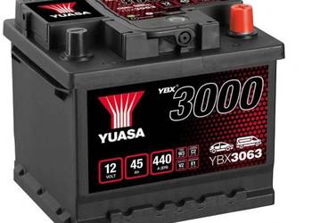 Akumulator 45Ah 440A Yuasa Standard 12V  Prawy Plus
