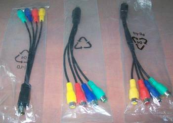 KARTA GRAFICZNA KABEL TV-OUT MINI-DIN 7 PIN - 4 RCA CINCH