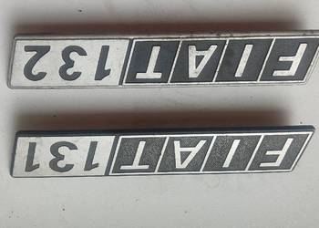 Znaczek,emblemat,napis Fiat 131i 132