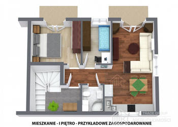 Kłaj nowe mieszkanie 54m2, 3 pokoje, blisko PKP