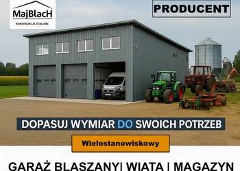 Jednospadowy Garaż Blaszany |Magazyn| Konstrukcja  |Hala |Profil – Maj-Blac