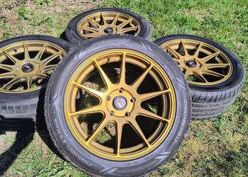 Alufelgi JDM Japan Racing JR11 5x114,3 17cali 17x8,25 opony Nokian