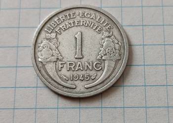 1 FRANK ( 1 FRANC ) 1945 ROK - FRANCJA