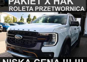 Ford Ranger Wildtrak X 205KM 4x4 Roleta elektr. Kamera 360 Pakiet X Hak 26…