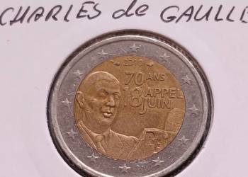 2 Euro Francja 2010 r.-Charles de Gaulle 2 Euro Francja 2010 r.-Charles de Gaulle