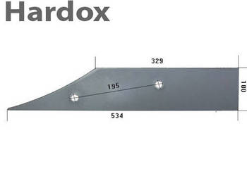 Płoza krótka HARDOX 27340902/P części do pługa RABEWERK