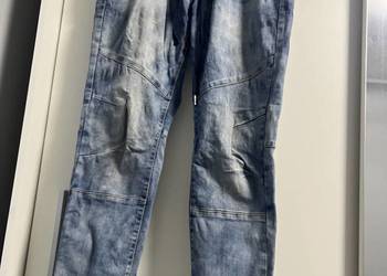 Niebieskie jeansy męskie joggery URBAN RAGS roz. 31 + pudełko gratis
