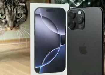 Elegancki iPhone 16 Pro Max 1TB w pięknym stanie - dorzucam 3x etui