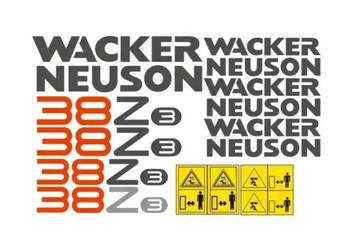 Naklejki oklejenie WACKER NEUSON 38Z3 Zamiennik