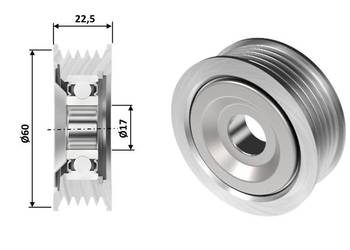 OLIVA TORRAS 1116000300 PULLEY IDLER 60 5PK rolka koło pasowe OLIVA TORRAS 1116000300 PULLEY IDLER 60 5PK rolka koło pasowe