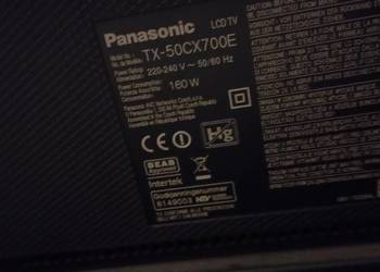 Panasonic TX 50 CX700E podświetlenie
