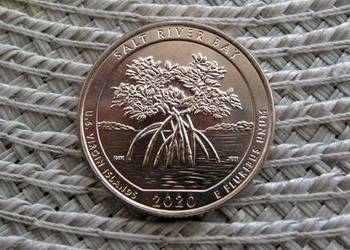 USA 25 Cent 2020r - P - Parki USA - SALT-RIVER-BAY