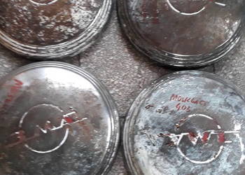 1962 rok.Zabytek.4 kołpaki chrom Moskwicz 403 do kolekcji