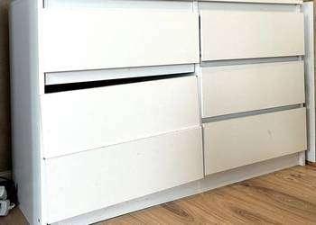 KOMODA SZAFKA Biała 121cm x 78,5cm x 50,5cm Meble Wyposażenie do Pokój