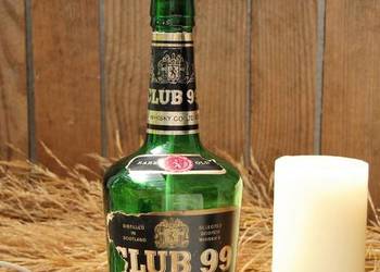 Lampa z butelki Whisky Club 99, stojąca, vintage