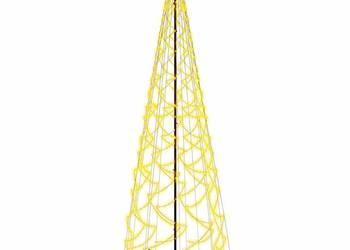Choinka stożkowa, 1400 ciepłych białych LED, 160x500 cm（SKU:343513）