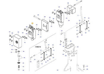 Valtra N141 - zawór blok hydrauliki V32536400