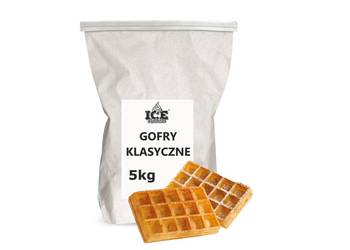 Smaczne ciasto na gofry klasyczne w kratkę mieszanka gastronomiczna 5kg