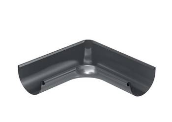 Bryza stal narożnik wewnętrzny rynny 125 mm antracyt RAL 7016