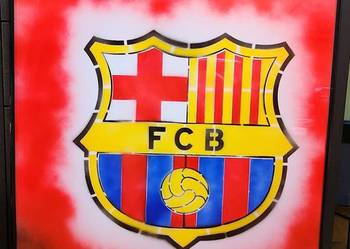 Plakat FCB 50 x 70 cm w ramie za szkłem