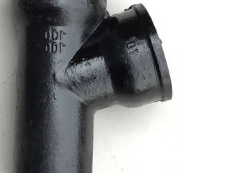 Trójniki żeliwne DN 80 x 80 / 70 stopni kielichowe kanalizacyjne równoprzel