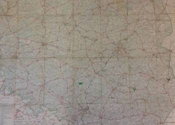 Dekoracyjna mapa Polski PRL Dekoracyjna mapa Polski PRL