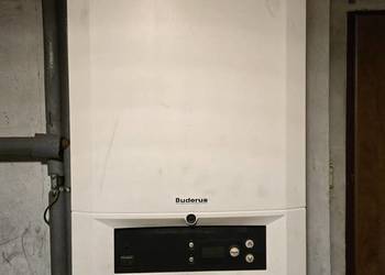 Używany piec gazowy Buderus na części wraz z zasobnikiem na wodę