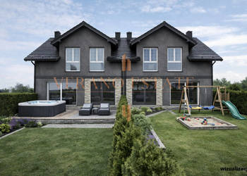 Nowoczesny bliźniak z ogrodem Bramki gm. Błonie