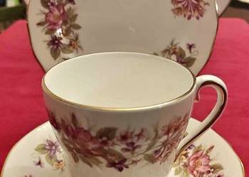 Colclough* angielska porcelana kostna* filiżanka ze spodkiem i talerzem des
