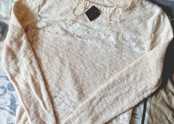 Nowy z metką   Sweter Sweterek 100% BAWEŁNA,  dobry na S, Xs Nowy z metką   Sweter Sweterek 100% BAWEŁNA,  dobry na S, Xs