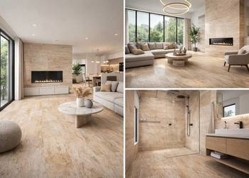 płytki trawertynowe 91x45x1 cm – klasa i wygoda na lata!