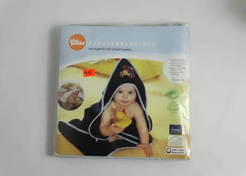 Nowe Okrycie Kąpielowe / Ręcznik z Kapturem 80x80 cm – 100% Bawełna